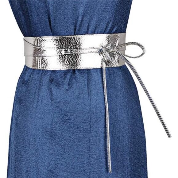 Style Waist Belt – Wide Sash Wrap Cincher for Dresses, Tunics & Party Outfits - Picture 1 of 2